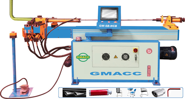 Máy uốn ống CNC 5 trục với bộ tăng áp